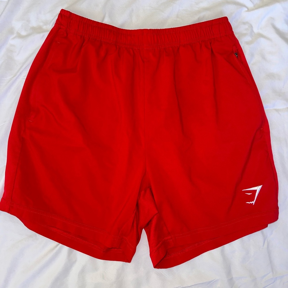 GYMSHARK SPORT SHORTS - Red size Medium
